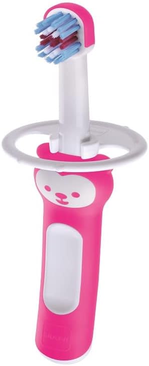 Escova de Dente para Bebês MAM Baby's Brush 6 Meses+ Rosa