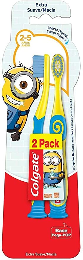 Escova Dental Colgate Minions 2 - 5 anos 2 unidades