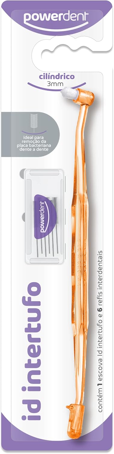 Escova Dental Powerdent Intertufo Cilindrica 3mm