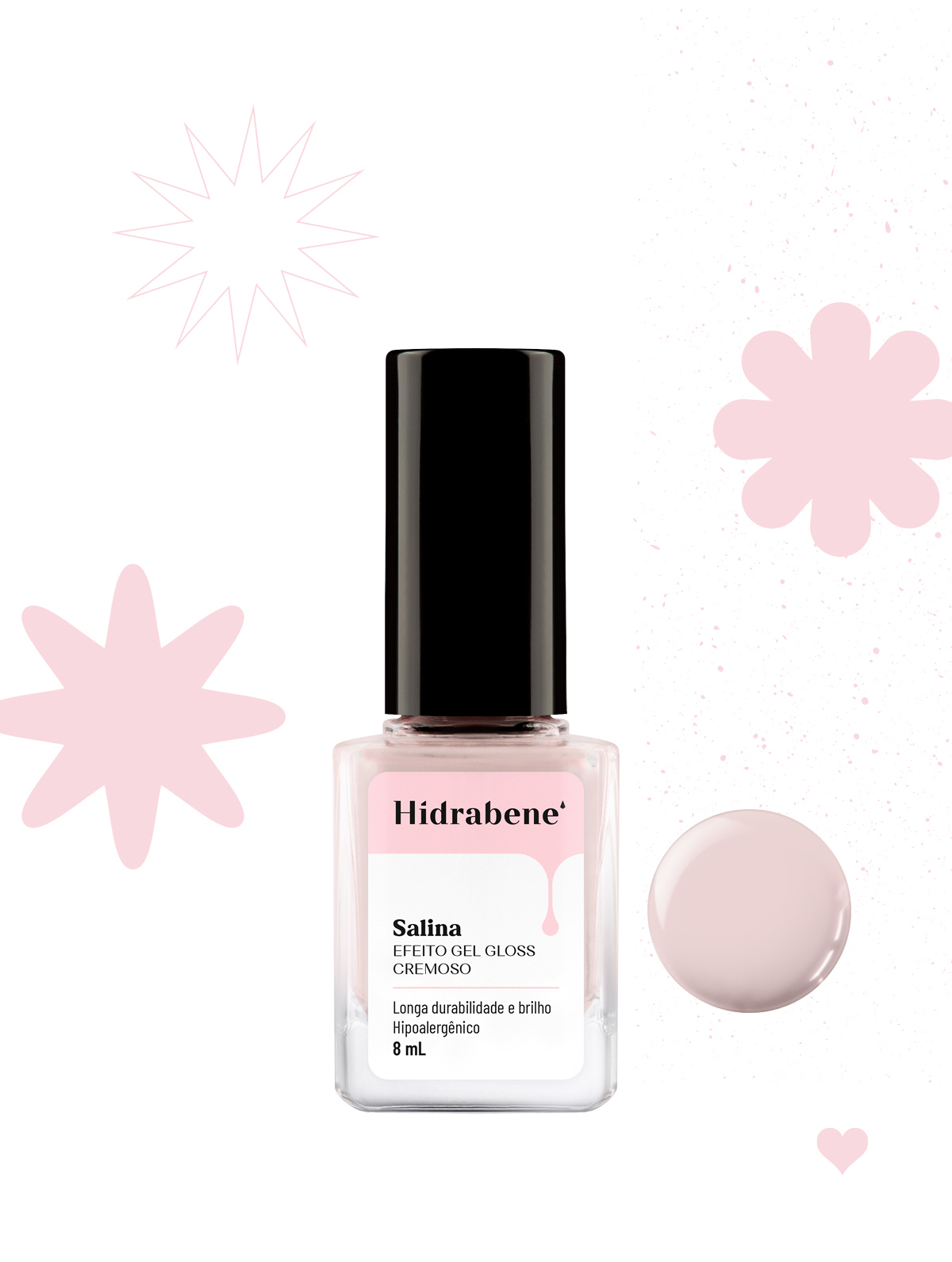 Esmalte Salina Hidrabene 8ml