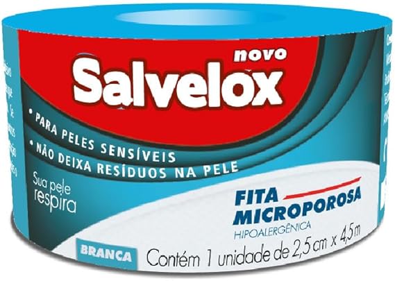 Esparadrapo Salvelox Microporosa 2,5cmX45m