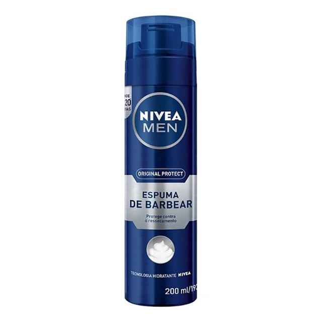 Espuma de Barbear Nivea Men Original Protect 200ml