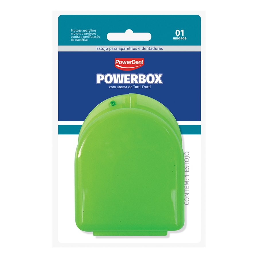 Estojo para Aparelhos e Dentaduras Powerdent Protection Box