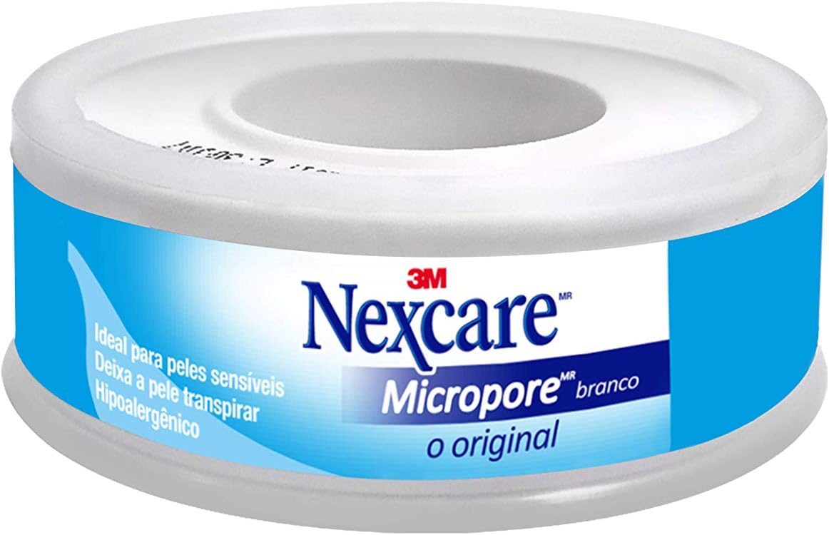 Fita Micropore Nexcare Original Branca 12mmx4,5m