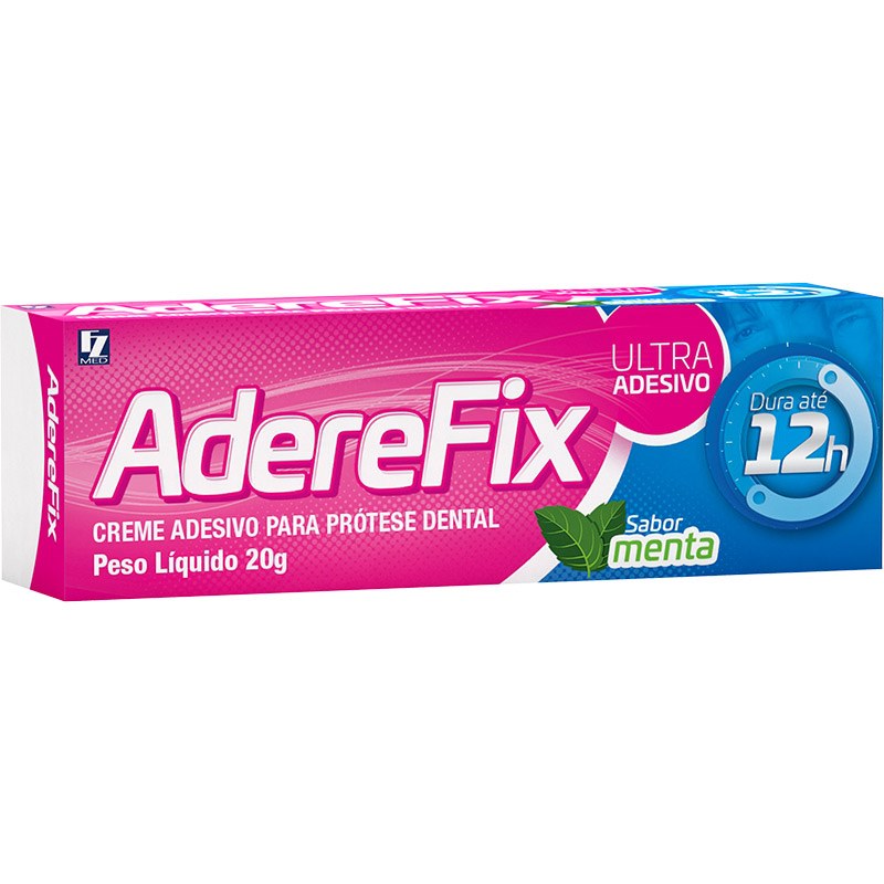 Fixador de Dentadura Aderefix Sabor Menta 20g