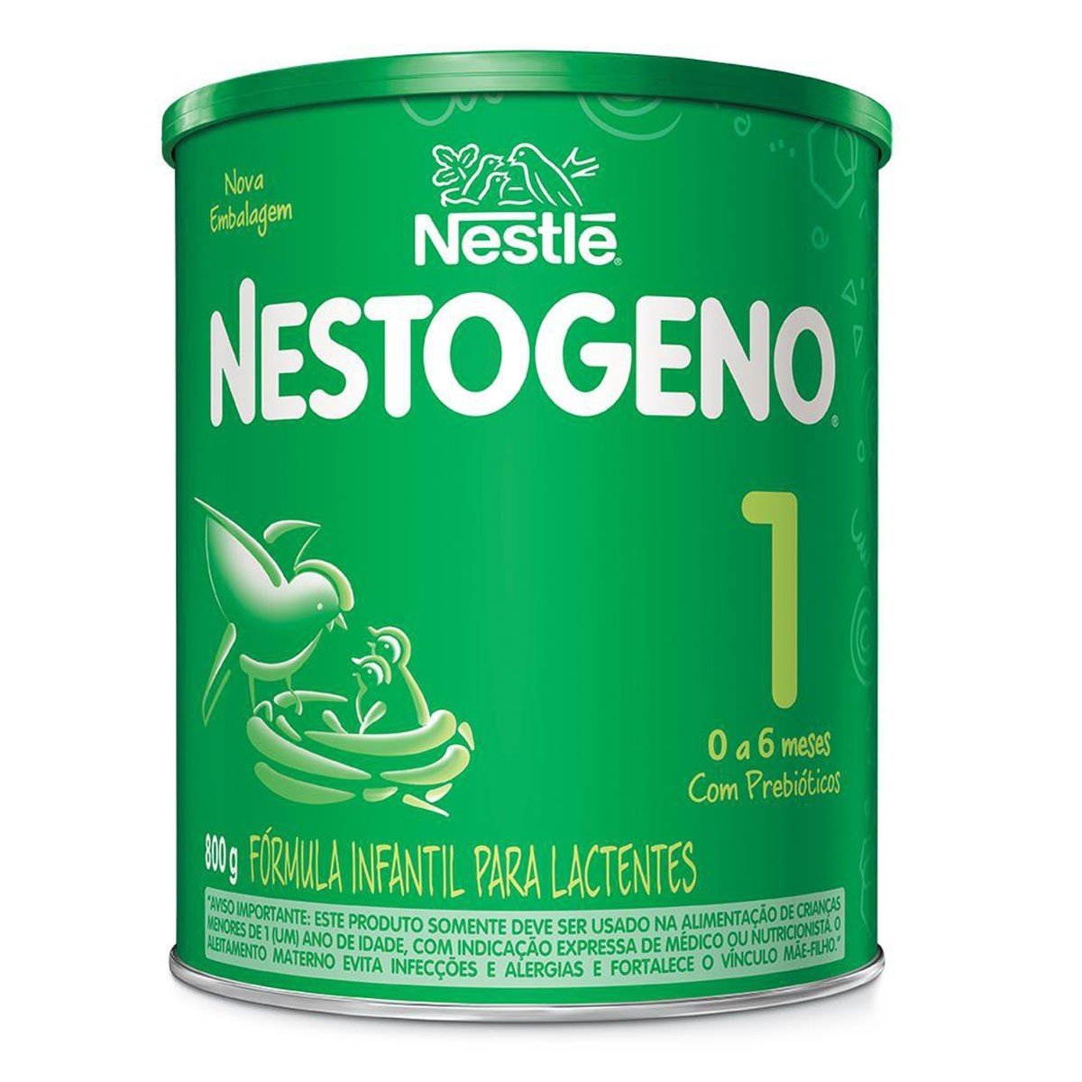 Fórmula Infantil Nestogeno 1 Nestlé 0 a 6 meses 800g