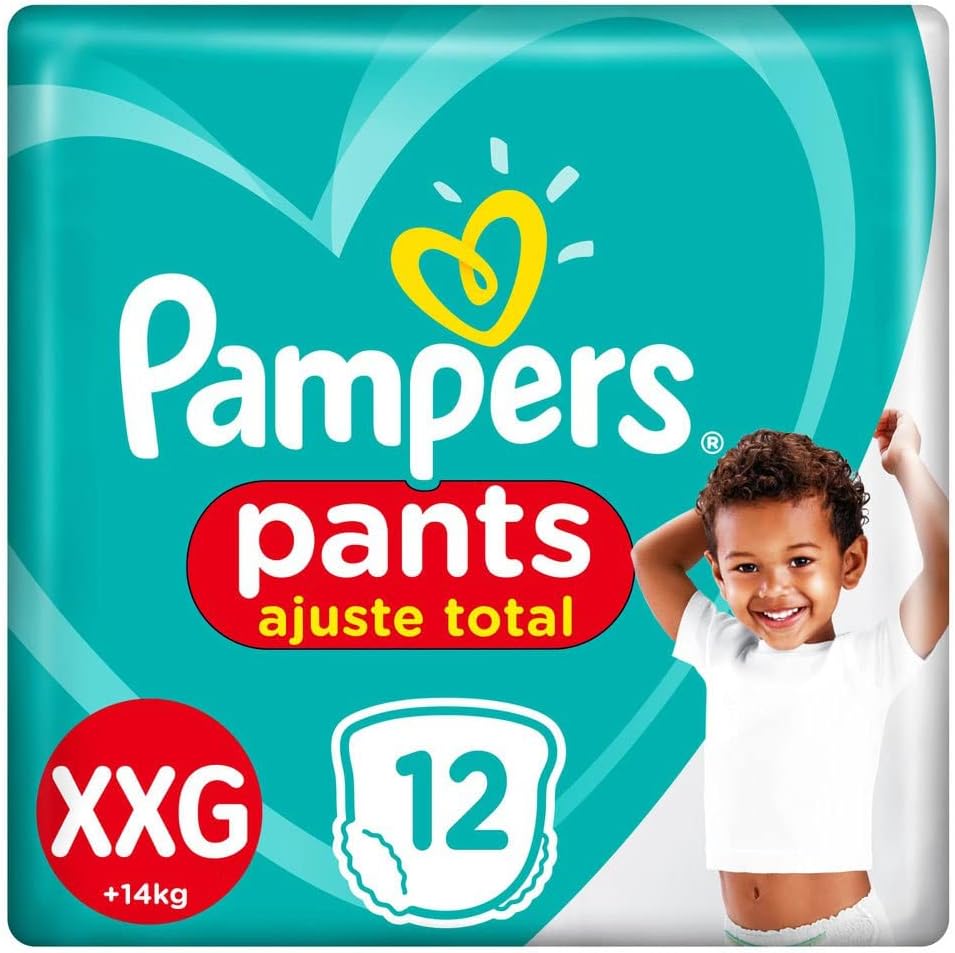 Fralda Calça Pampers Pants Ajuste Total XXG 12 unidades
