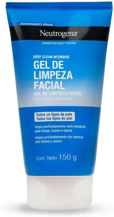 Gel de Limpeza Profunda Neutrogena Deep Clean Pele Mista a Oleosa 150g