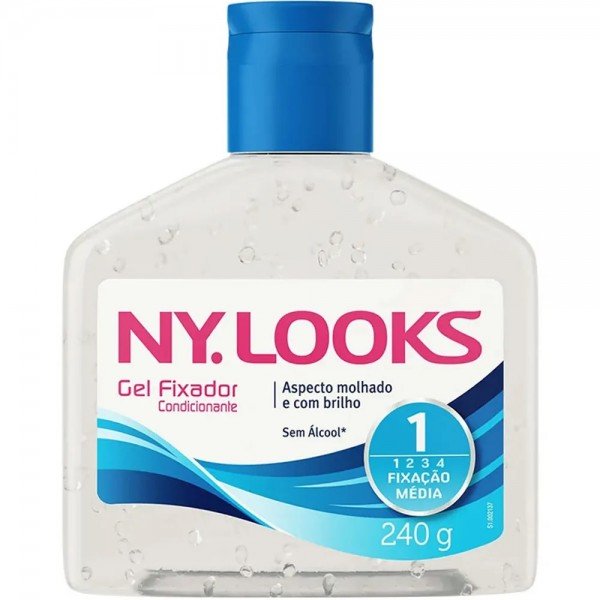 Gel Fixador Capilar Ny Looks Média Fixação 240g
