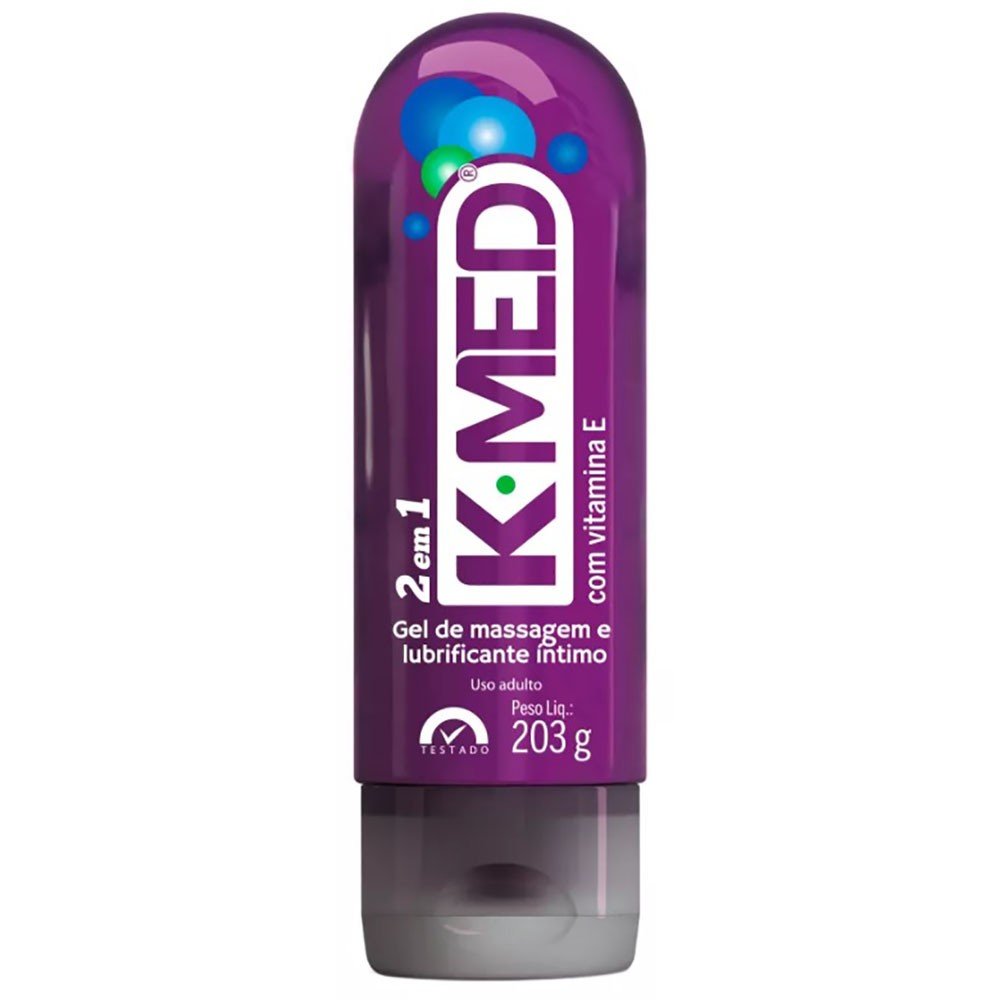 Gel Lubrificante Íntimo K-MED 2 em 1 203g