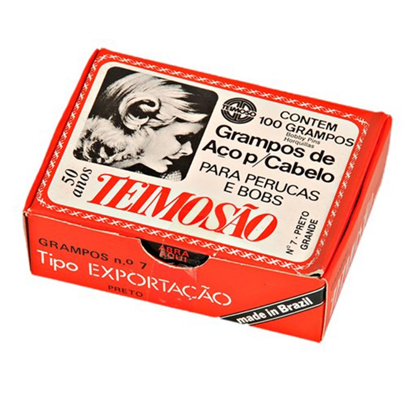 Grampo Teimosão Número 7 Preto 100 unidades