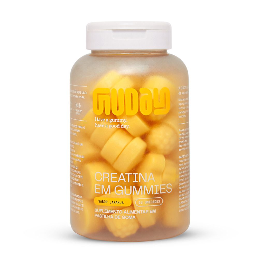 Gummy Creatina Laranja Guday 60 unidades