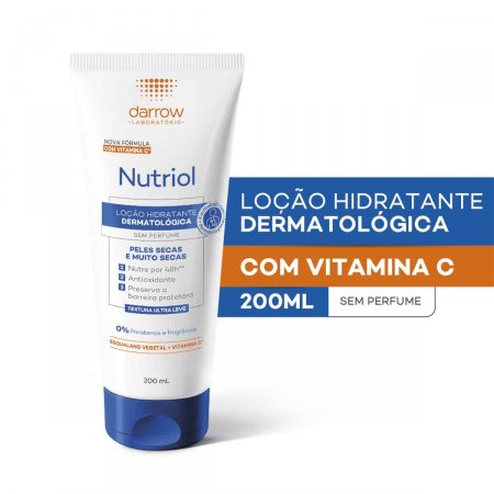 Hidratante Corporal Nutriol Darrow Sem Perfume 200ml