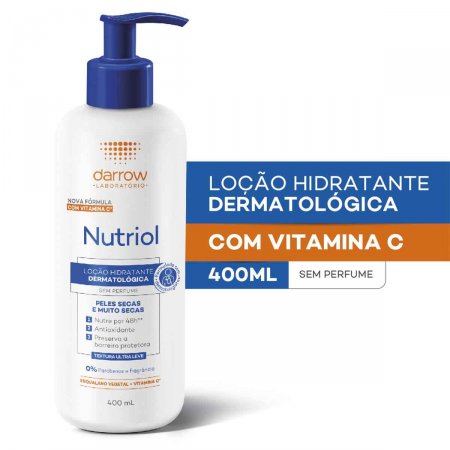 Hidratante Corporal Nutriol Darrow Sem Perfume 400ml