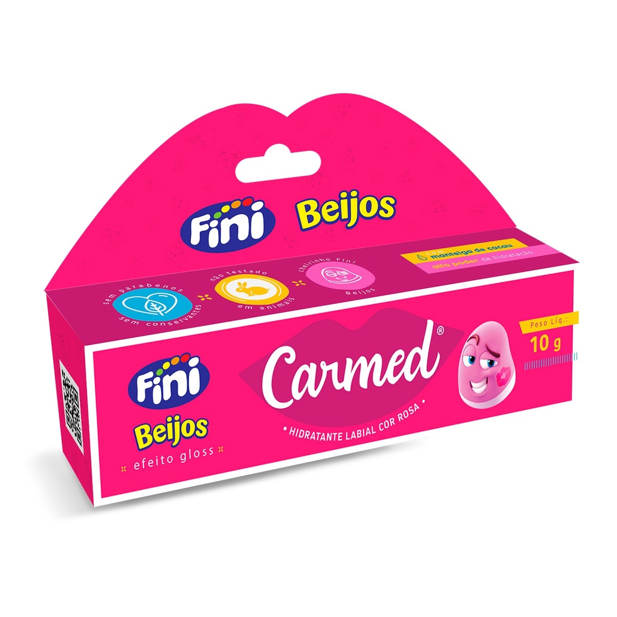 Hidratante Labial Carmed Fini Beijos Efeito Gloss 10g
