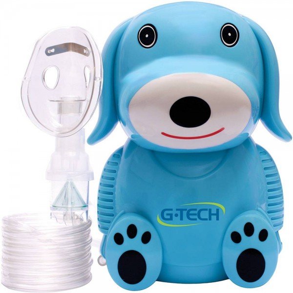 Inalador e Nebulizador G-Tech Nebdog Azul Bivolt