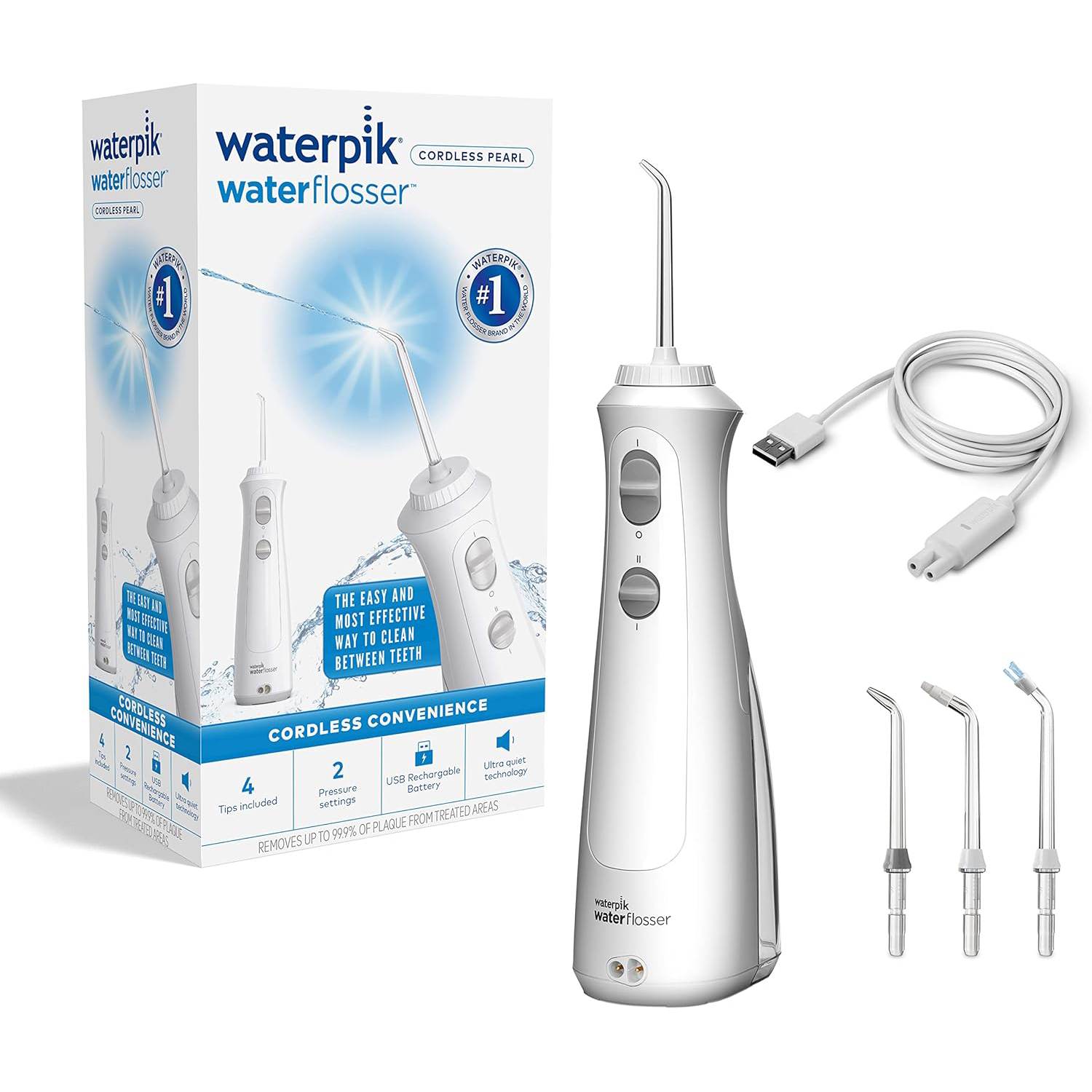 Irrigador Oral Portátil Waterpik Cordless Pearl WP13EU