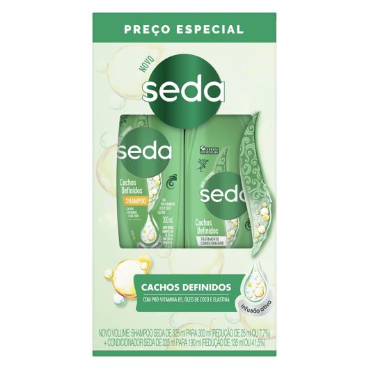 Kit Seda Cachos Definidos Shampoo 300ml + Condicionador 190ml