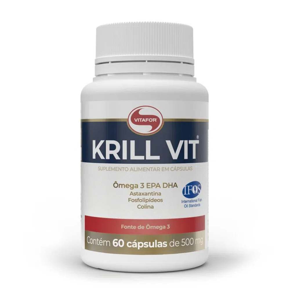 Krill Vit Vitafor Óleo de Krill 60 cápsulas