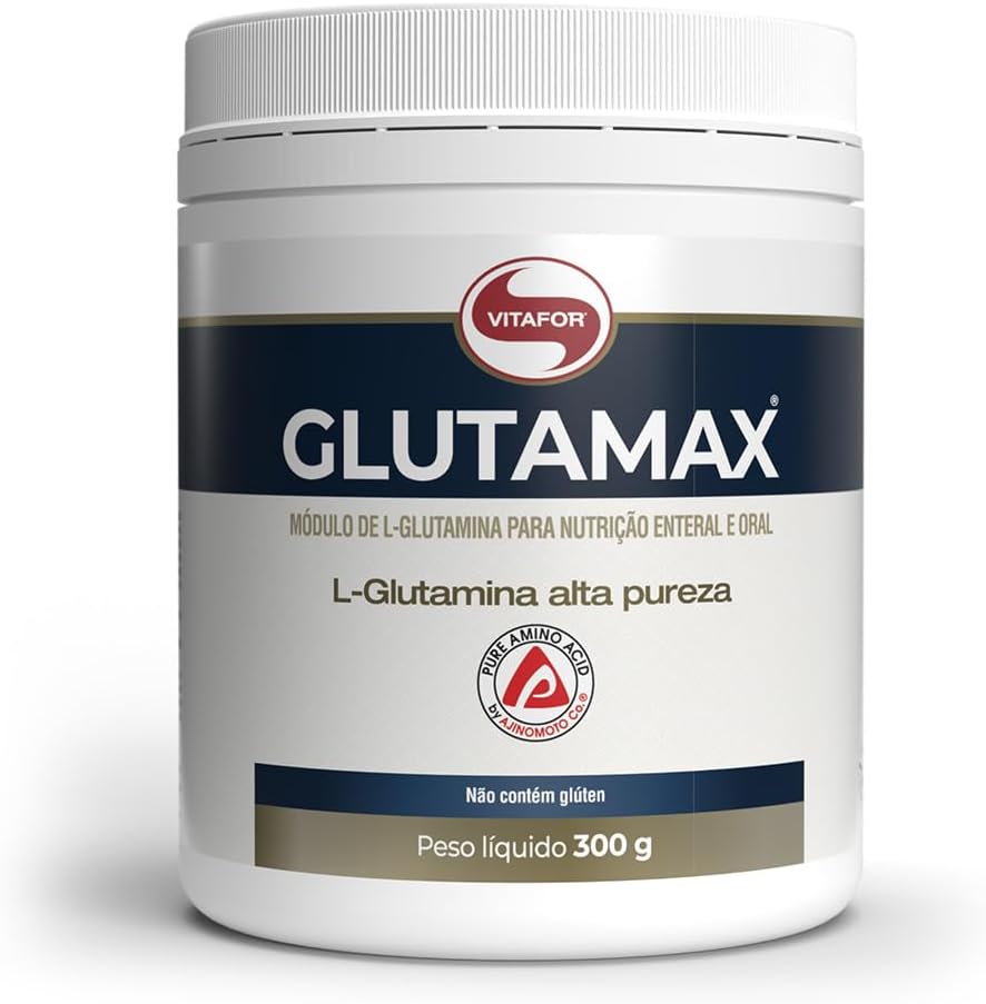 L-Glutamina Vitafor Glutamax Zero Glúten Zero Açúcar 300g