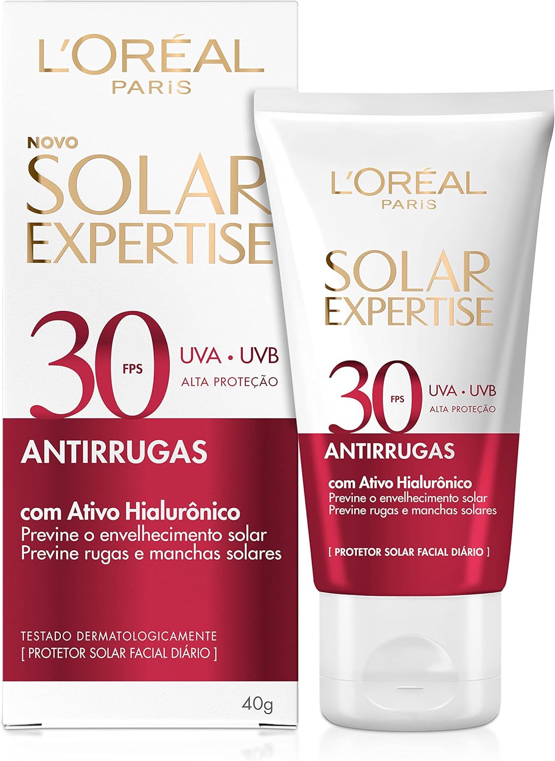 L'Oréal Expertise Antirrugas FPS30 Protetor Solar Facial 40g