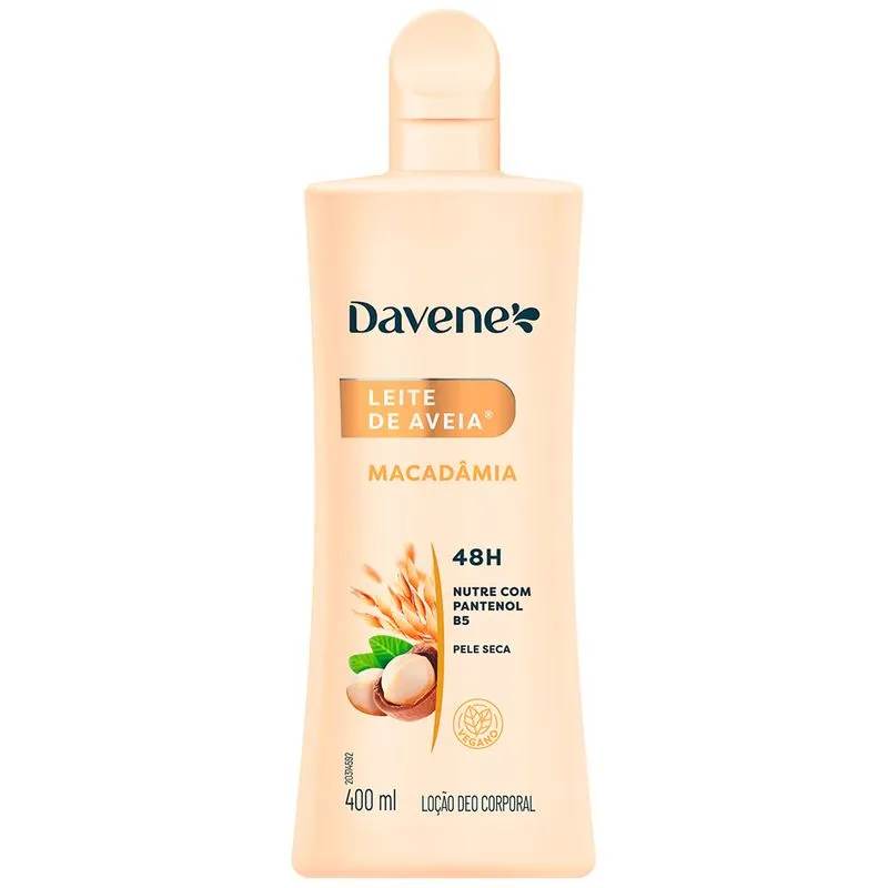Leite de Aveia Macadamia Deo Corporal Davene 400ml