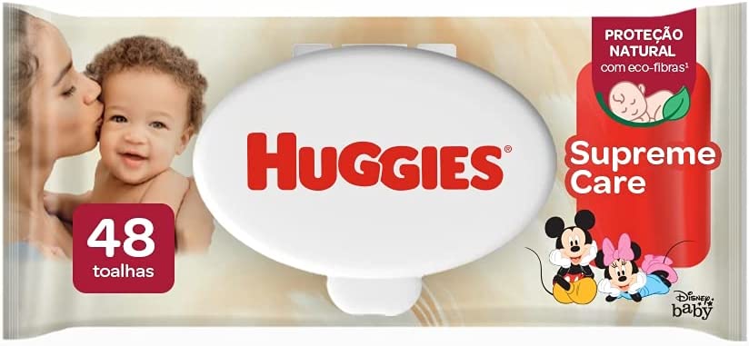 Lenço Umedecido Huggies Supreme Care 48 unidades