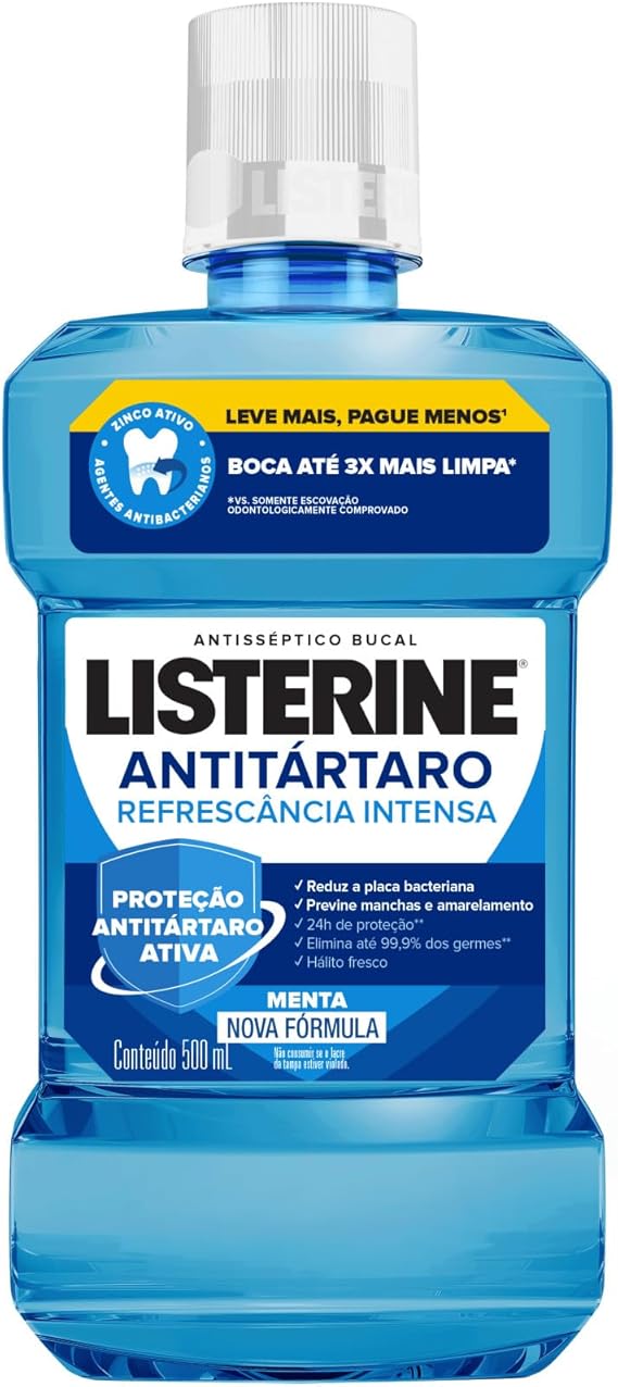 Listerine Enxaguante Bucal Antitártaro 500ml