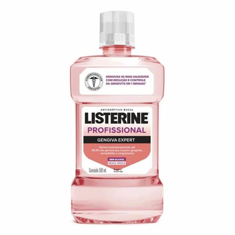 Listerine Profissional Antisséptico Bucal Gengiva Expert 500ml