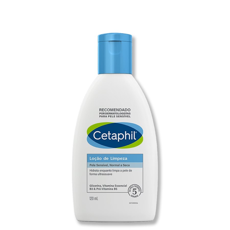 Loção de Limpeza Facial Cetaphil Pele Seca e Sensível 120ml