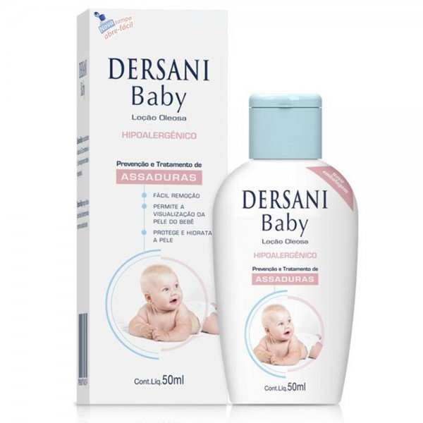 Loção Oleosa Dersani Baby Antiassaduras 50ml