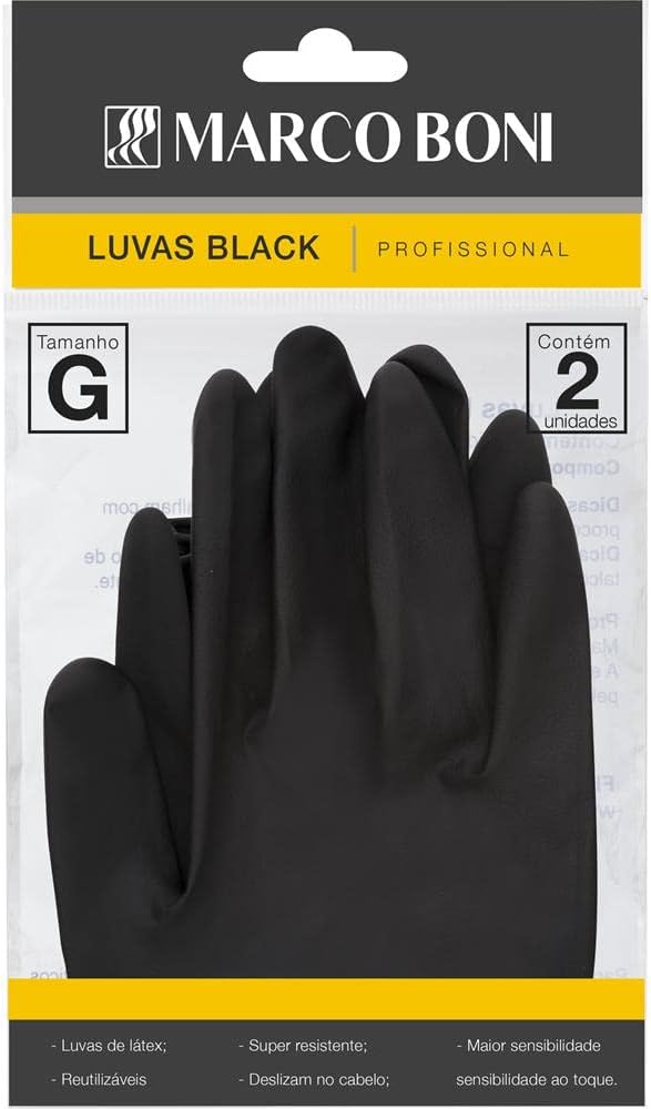 Luva Black Marco Boni G 2 unidades