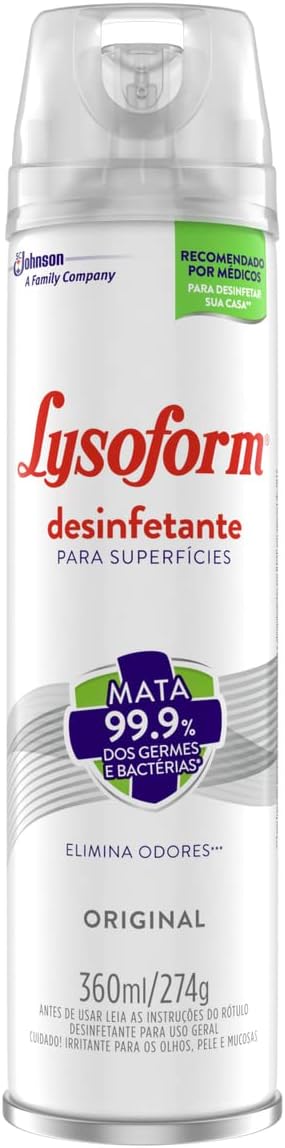 Lysoform Aerosol Desinfetante Original 360ml