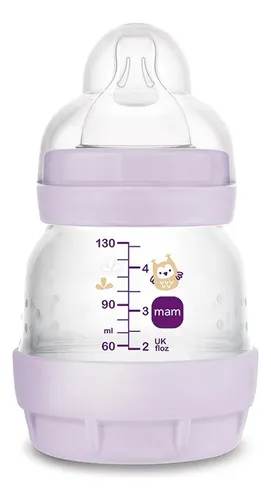 Mamadeira MAM Easy Start 0m+ Lilás Anticólica 130ml