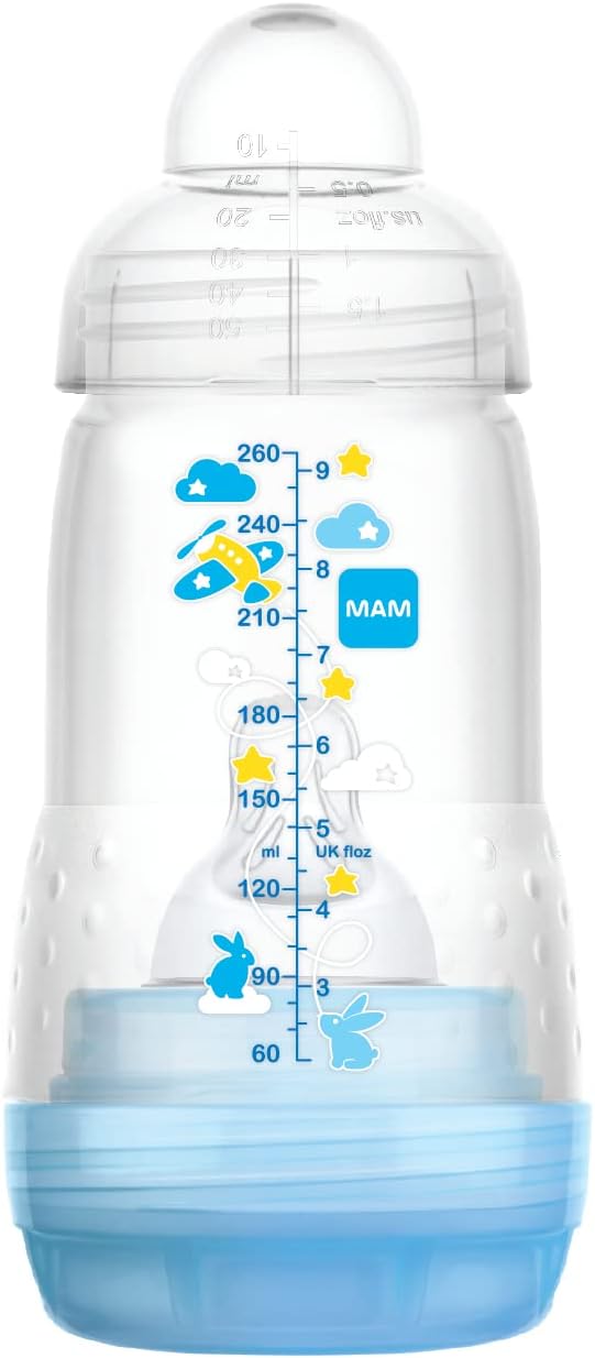 Mamadeira MAM Easy Start Azul 2 meses+ 1 unidade