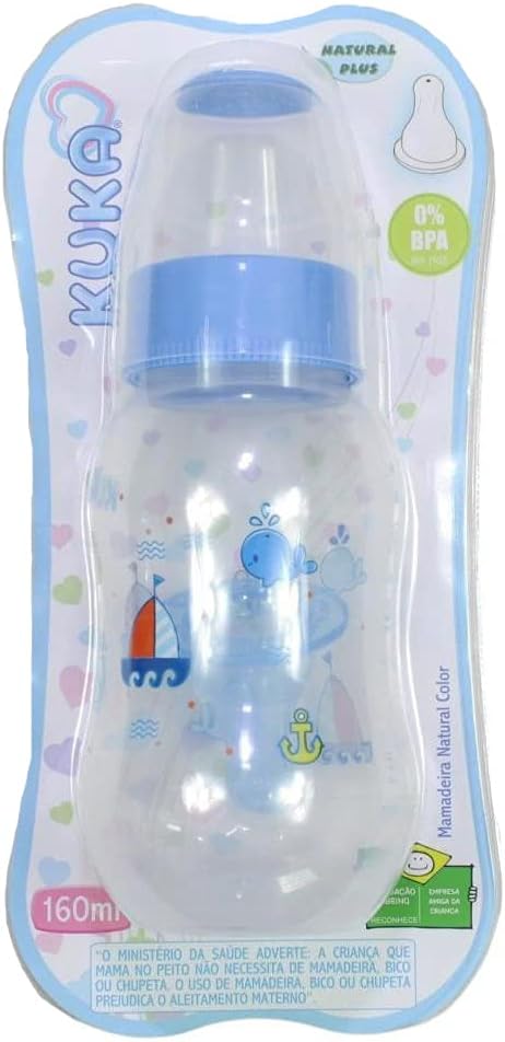 Mamadeira Universal Color Kuka Azul 160ml
