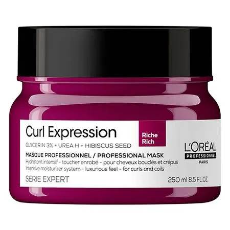 Máscara de Hidratação e Antifrizz L'Oréal Professionnel Serie Expert Curl Expression Riche 250ml