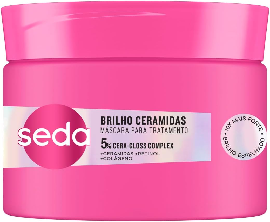 Máscara para Tratamento Seda Brilho Ceramidas 300g