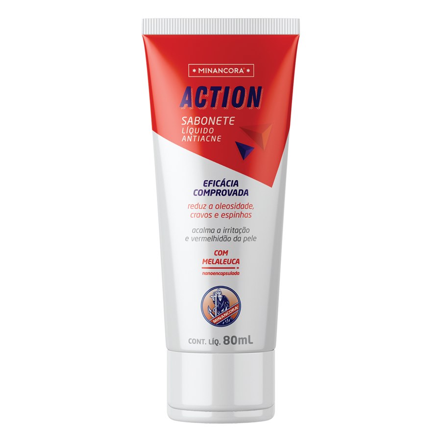 Minancora Action Sabonete Liquido Facial Antiacne 80ml