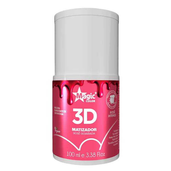 Mini Matizador 3D Magic Color Rose Goiabada 100ml