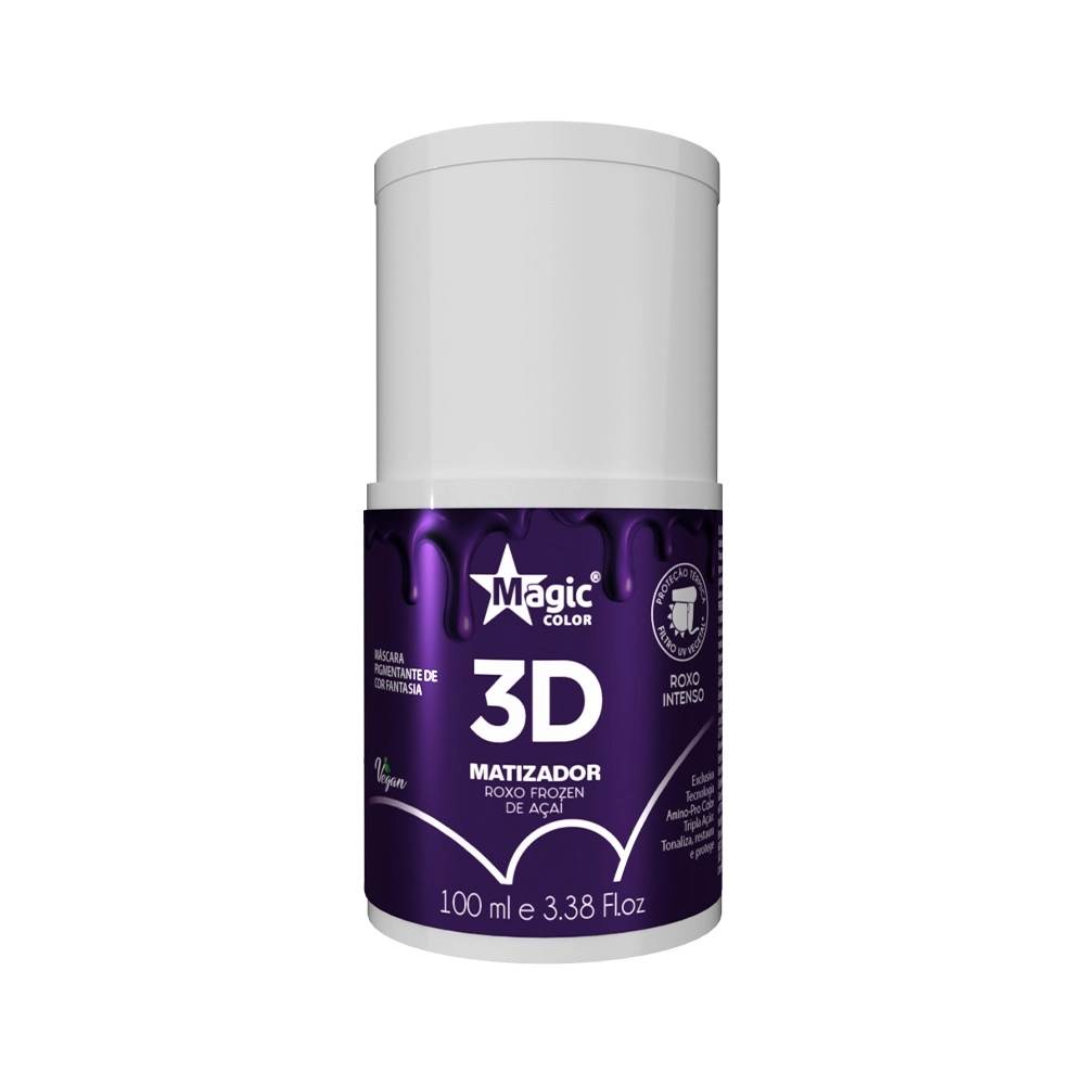 Mini Matizador 3D Roxo Frozen de Açaí 100ml