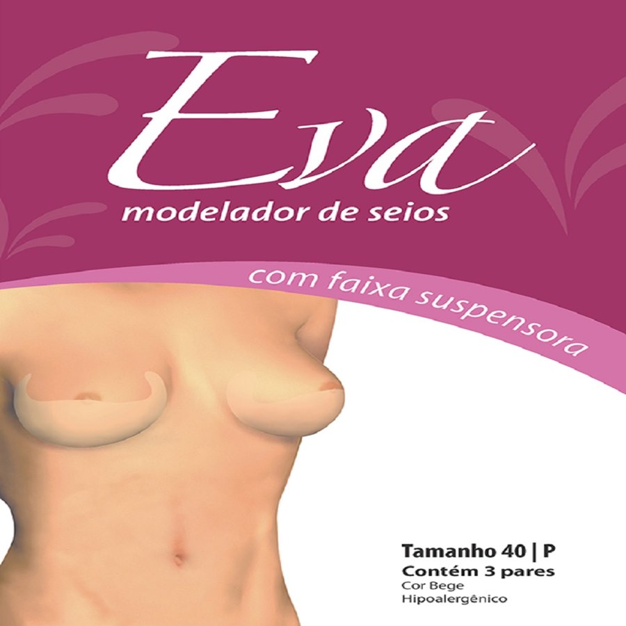 Modelador para Seios Eva Tamanho 40 / P 3 pares