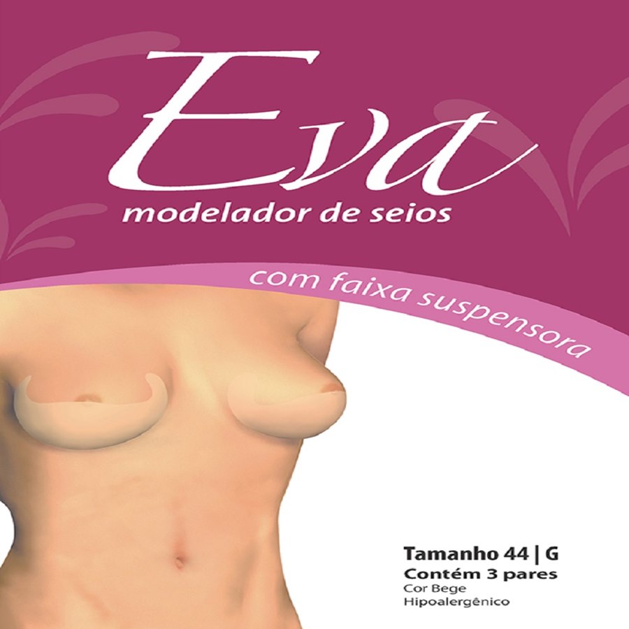 Modelador para Seios Eva tamanho 44 / G 3 pares