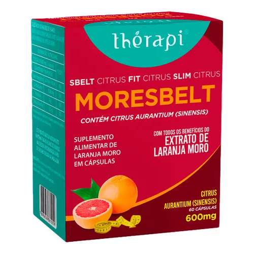 Moresbelt Extrato Laranja MORO 600mg 60 cápsulas