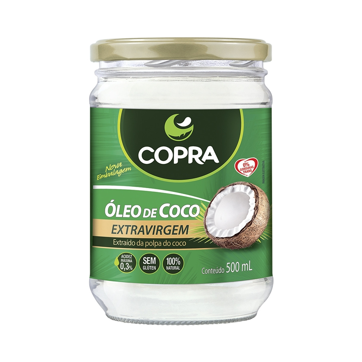 Óleo de Coco Extravirgem Copra 500ml