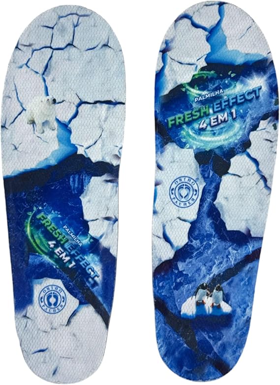 Palmilha Ortopédica Par Fresh Effect Masculina Ortho Pauher 37/44