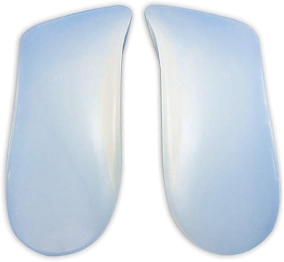 Palmilha Siligel 3/4 Com Arco Terapêutico Ortho Pauher Translucido 35/36