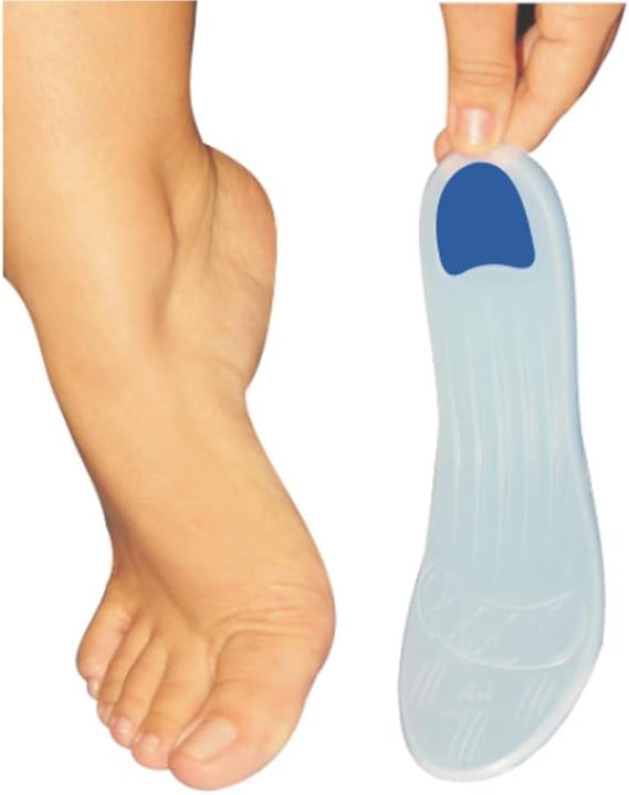 Palmilha Sob Gel com Ponto Ortho Pauher Translucido 32/33