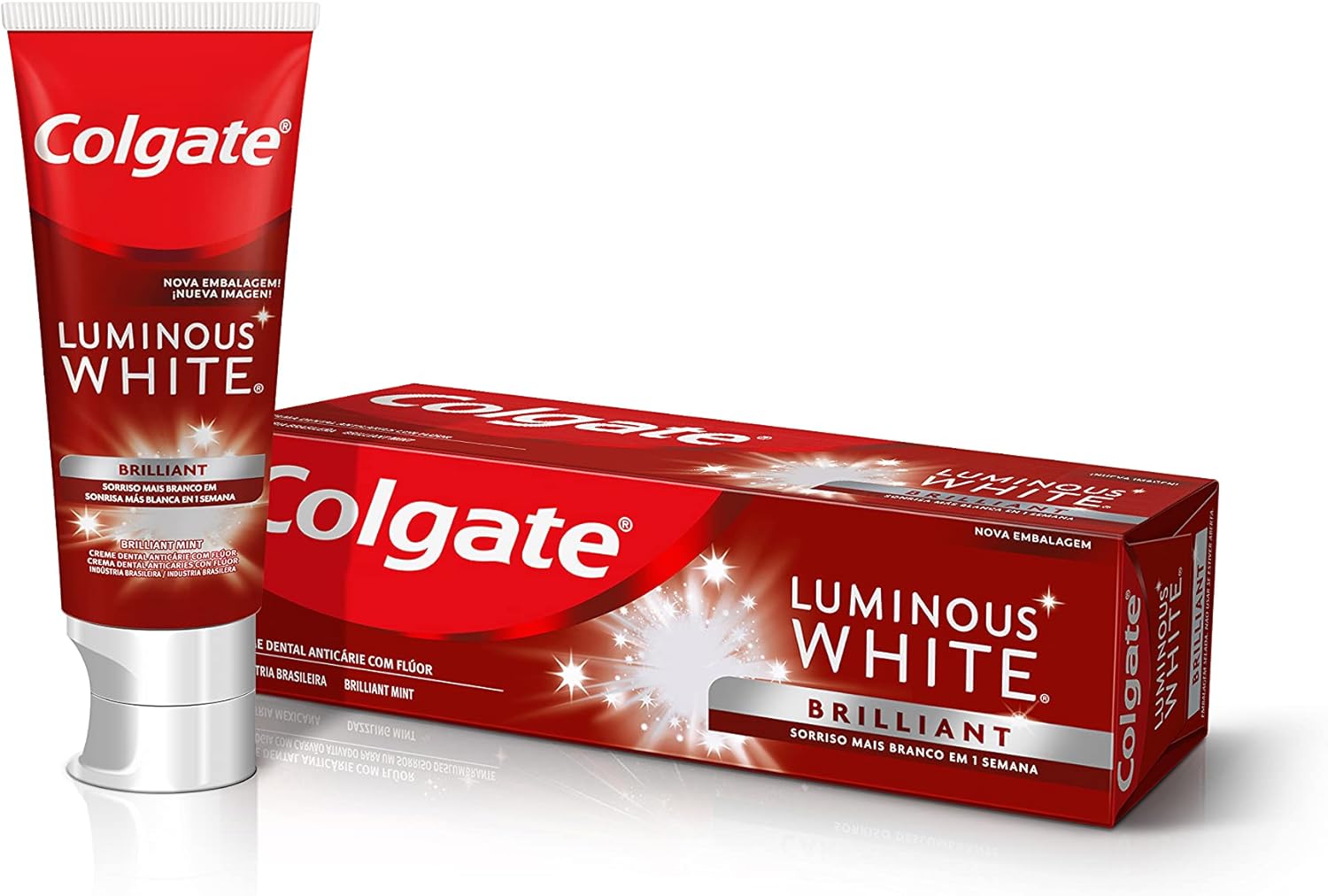 Pasta de Dente Colgate Luminous White Brilliant Mint 70g