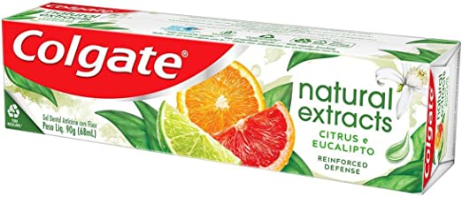 Pasta de Dente Colgate Natural Extracts Defesa Reforçada com Flúor 90g